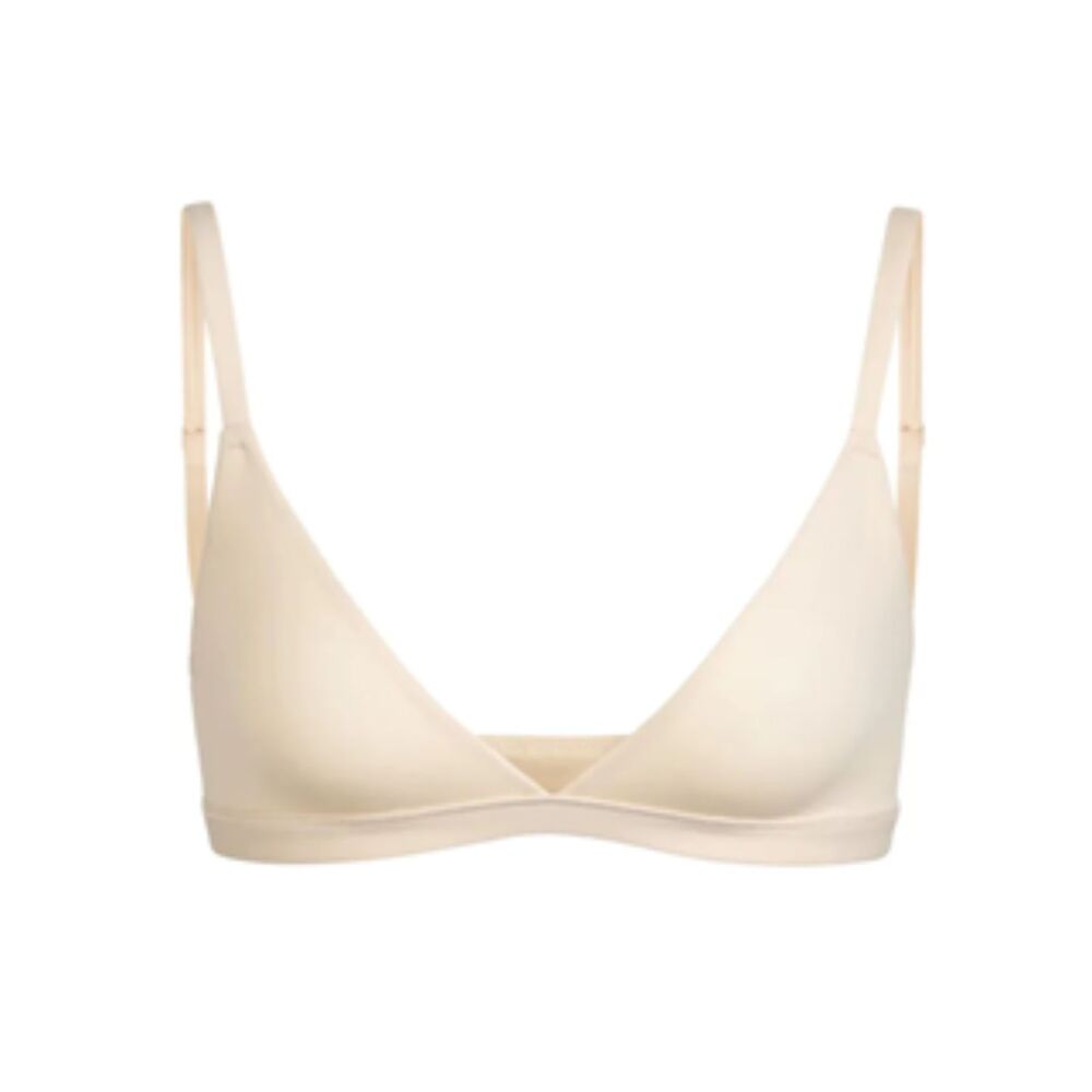 NEW SKIMS Fits Everybody Triangle Bralette Sand, Women's Size XL